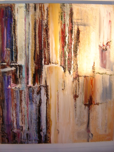 Rina Rinella Brown Abstract Art 6