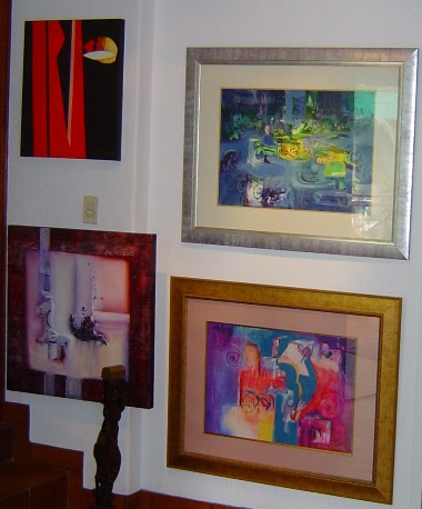 A Portion of Abstract Artist Rina Rinella's Gallery 11