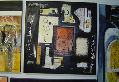 A Portion of Abstract Artist Rina Rinella's Gallery 12