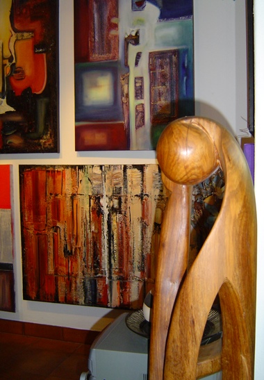A Portion of Abstract Artist Rina Rinella's Gallery 14