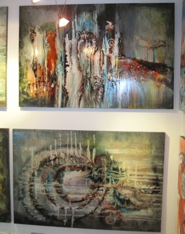 A Portion of Abstract Artist Rina Rinella's Gallery 17