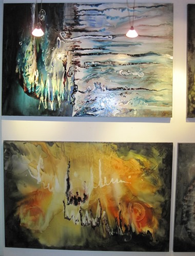 A Portion of Abstract Artist Rina Rinella's Gallery 23