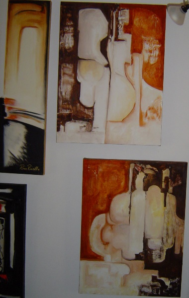 A Portion of Abstract Artist Rina Rinella's Gallery 3
