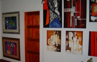 A Portion of Abstract Artist Rina Rinella's Gallery 6