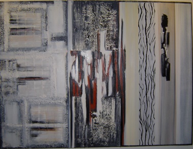 Rina Rinella Red Abstract Art 25