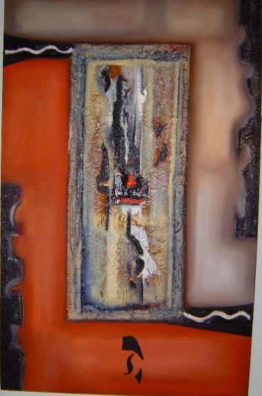 Rina Rinella Red Abstract Art 26