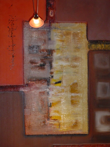 Rina Rinella Red Abstract Art 7