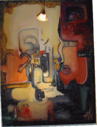 Rina Rinella Red Abstract Art 9
