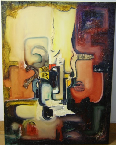 Rina Rinella Yellow Abstract Art 12